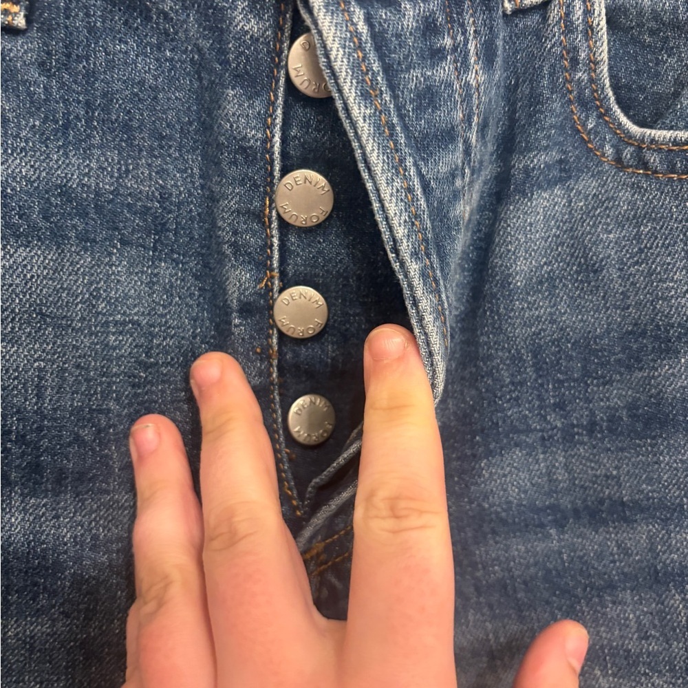 Denim Forum The Yoko High Rise Dark Indigo Jeans - Picture 3 of 7